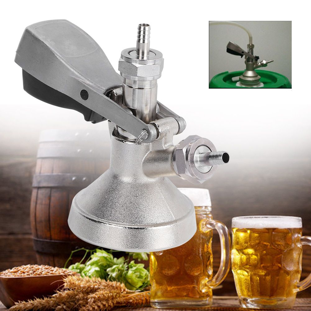Stainless Steel G Type Keg Coupler Beer Dispenser Connector Dispensing view 6