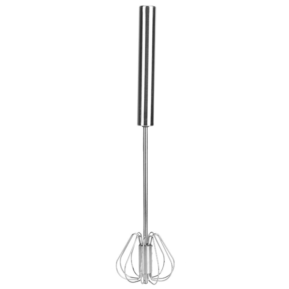 Semi Automatic Stainless Steel Egg Beater Mixer Blender Milk Frother Kitchen view 3