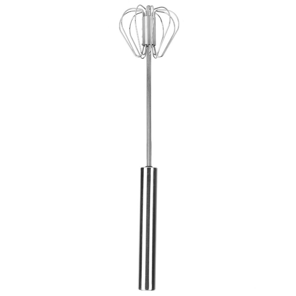 Semi Automatic Stainless Steel Egg Beater Mixer Blender Milk Frother Kitchen view 4