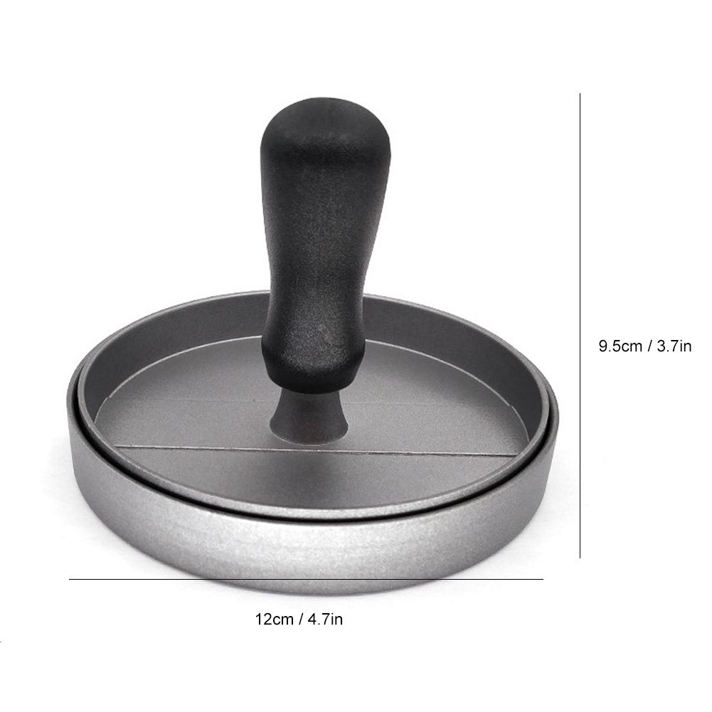 Zinc Aluminum Alloy Non-Stick Hamburger Press Maker Mold Patty Making Tool view 8