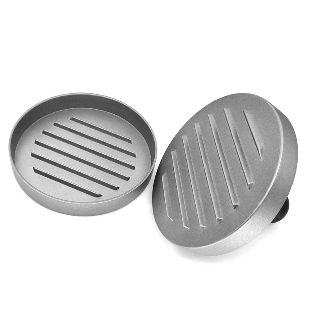Zinc Aluminum Alloy Non-Stick Hamburger Press Maker Mold Patty Making Tool view 9