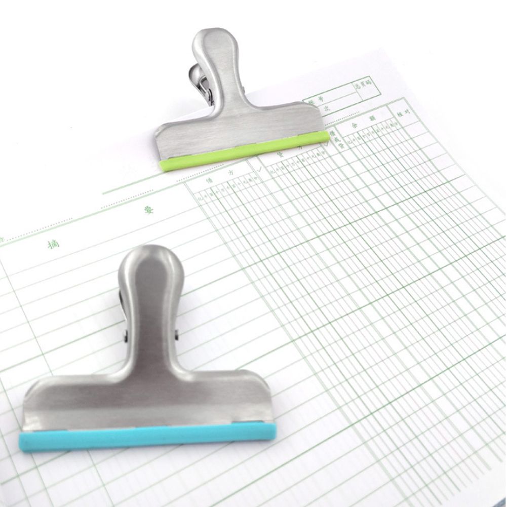 4 Color Stainless Steel Anti-Skid Silicone Strip Sealing Clip for Sealing Food view 4