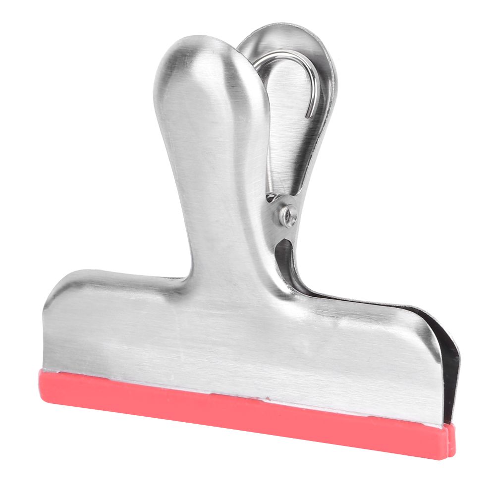 4 Color Stainless Steel Anti-Skid Silicone Strip Sealing Clip for Sealing Food view 8
