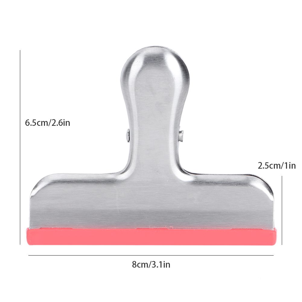 4 Color Stainless Steel Anti-Skid Silicone Strip Sealing Clip for Sealing Food view 11