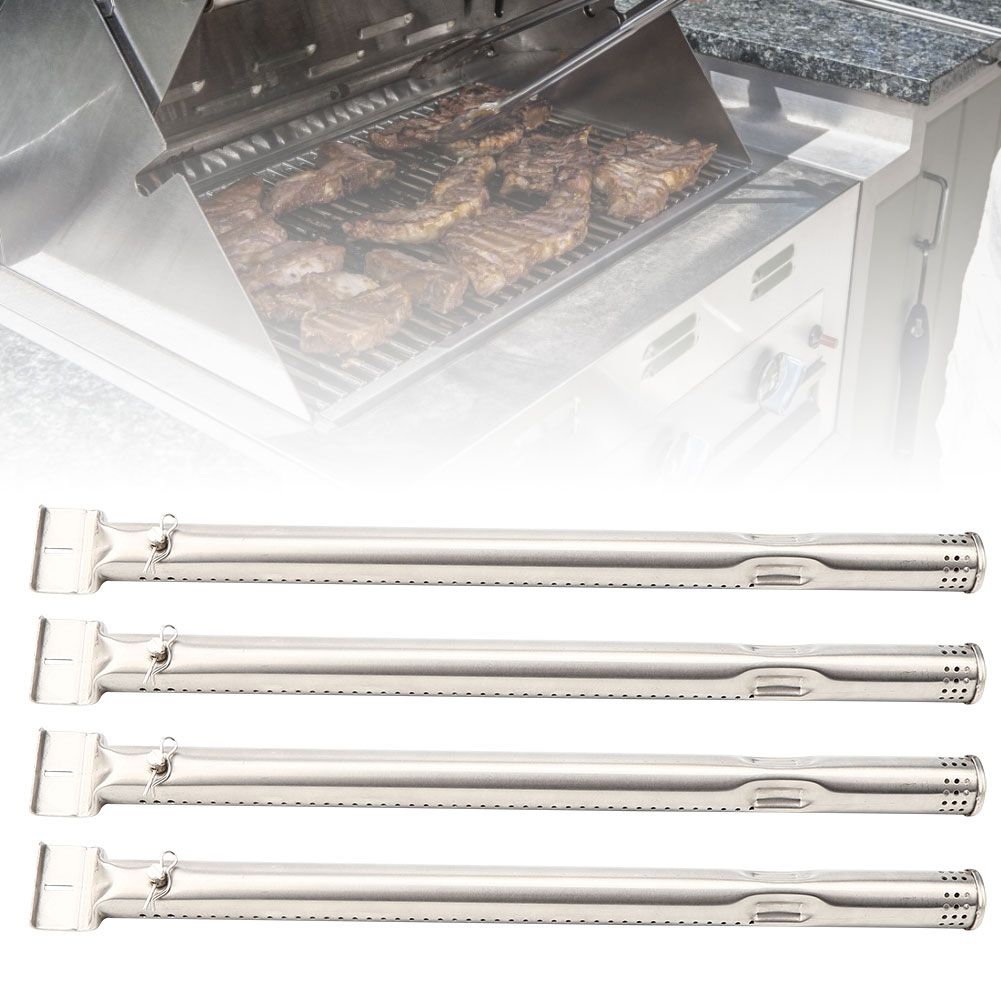 4Pcs Stainless Steel Grill Burners Tube Replacement Accessories Fit for Charbroil view 6