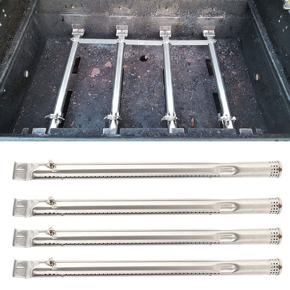 4Pcs Stainless Steel Grill Burners Tube Replacement Accessories Fit for Charbroil view 8