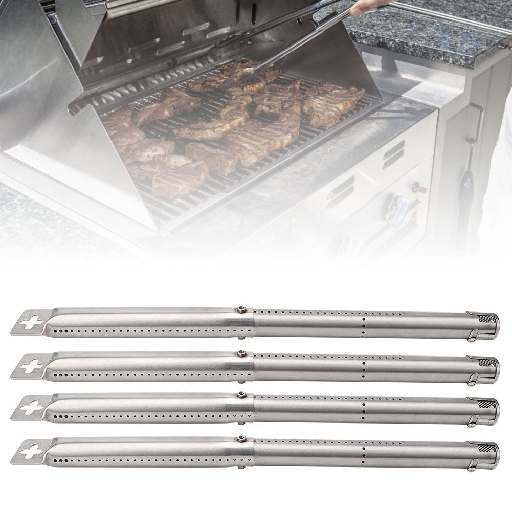 4pcs Adjustable Telescopic Stainless Steel Pipe Tube Burners BBQ Grill Parts view 9