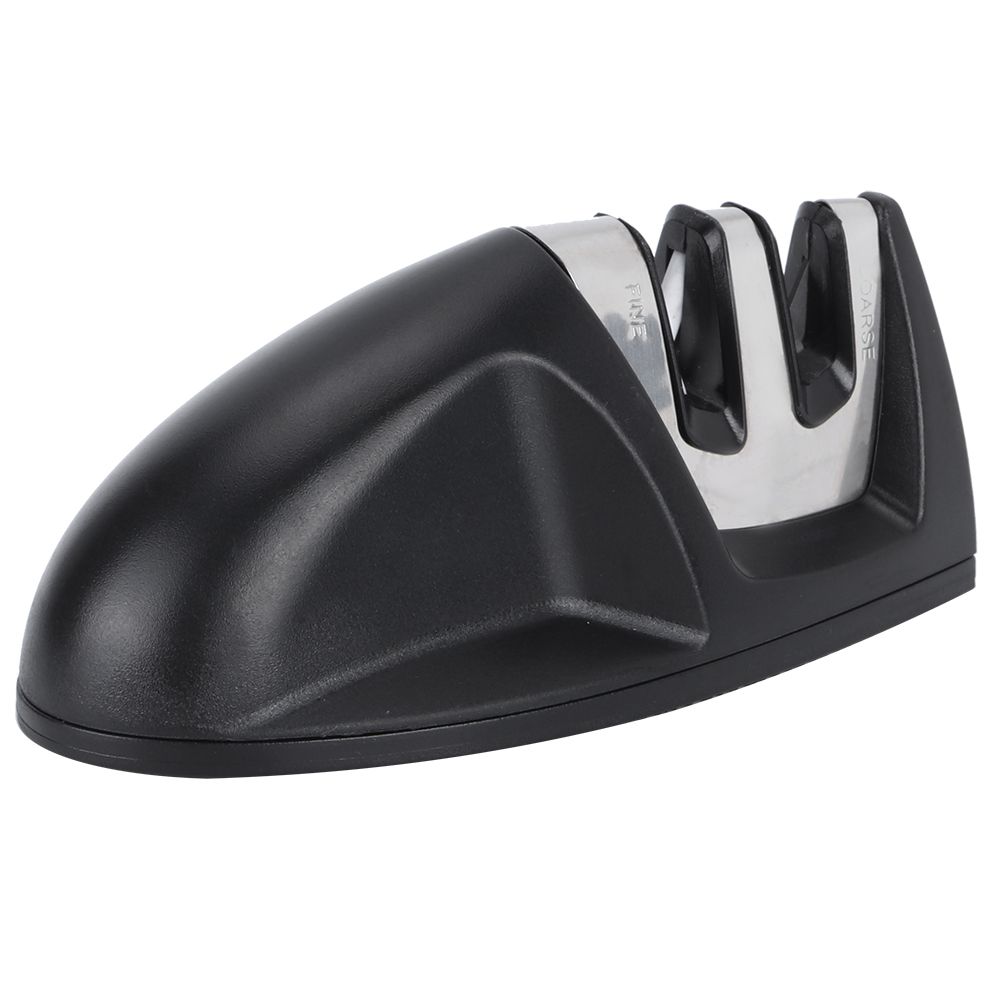 2Pcs 2-Slot Flat Bottom Kitchen Sharpener Multifunctional Household Knife view 4