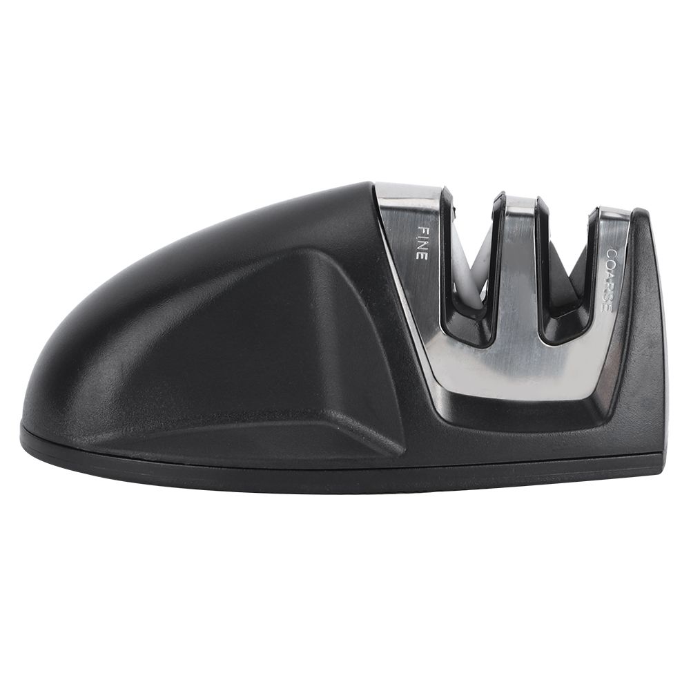 2Pcs 2-Slot Flat Bottom Kitchen Sharpener Multifunctional Household Knife view 5