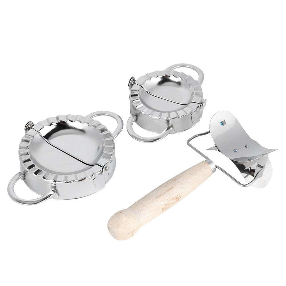 304 Stainless Steel Manual Dumpling Maker Set with Dumpling Wrapper Tool view 5