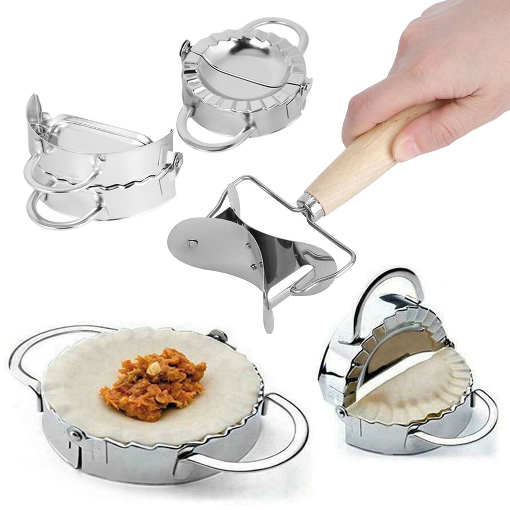 304 Stainless Steel Manual Dumpling Maker Set with Dumpling Wrapper Tool view 9