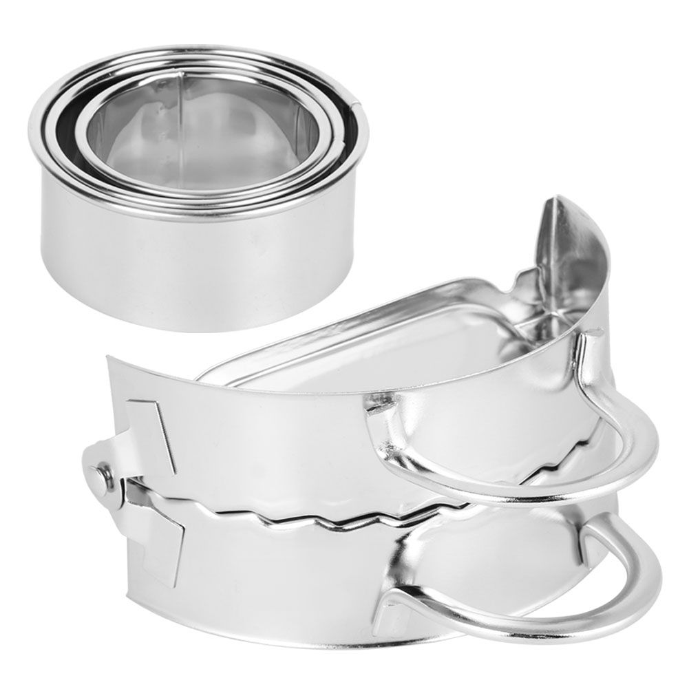 Household 304 Stainless Steel Manual Dumpling Dough Presser Maker Molds Kit view 4