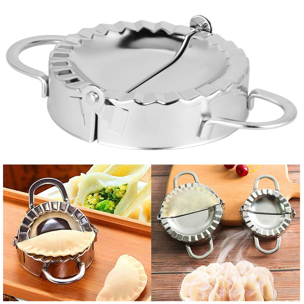 Household 304 Stainless Steel Manual Dumpling Dough Presser Maker Molds Kit view 6