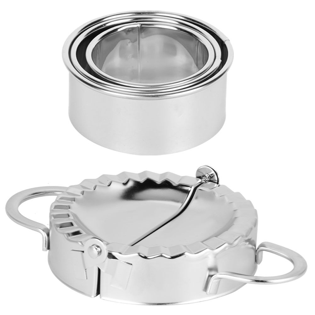 Household 304 Stainless Steel Manual Dumpling Dough Presser Maker Molds Kit view 10