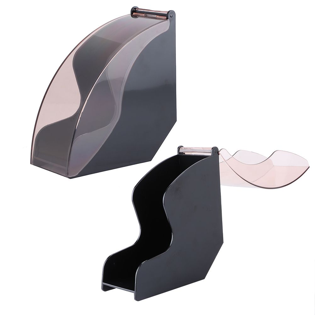 Acrylic Dust - Proof Coffee Filter Paper Holder Storage Dispenser Rack With view 7