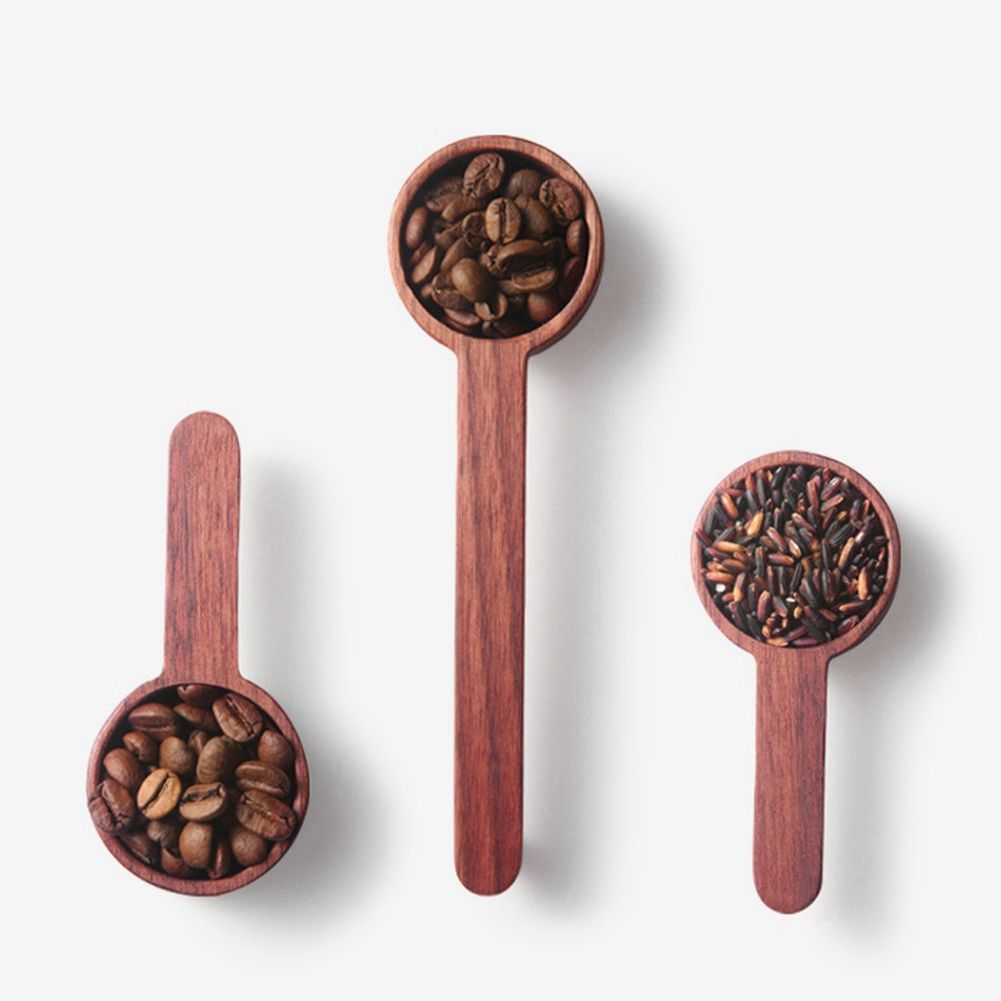 Multifunction Wooden Measuring Spoon Coffee Spoon Home Kitchen Measuring