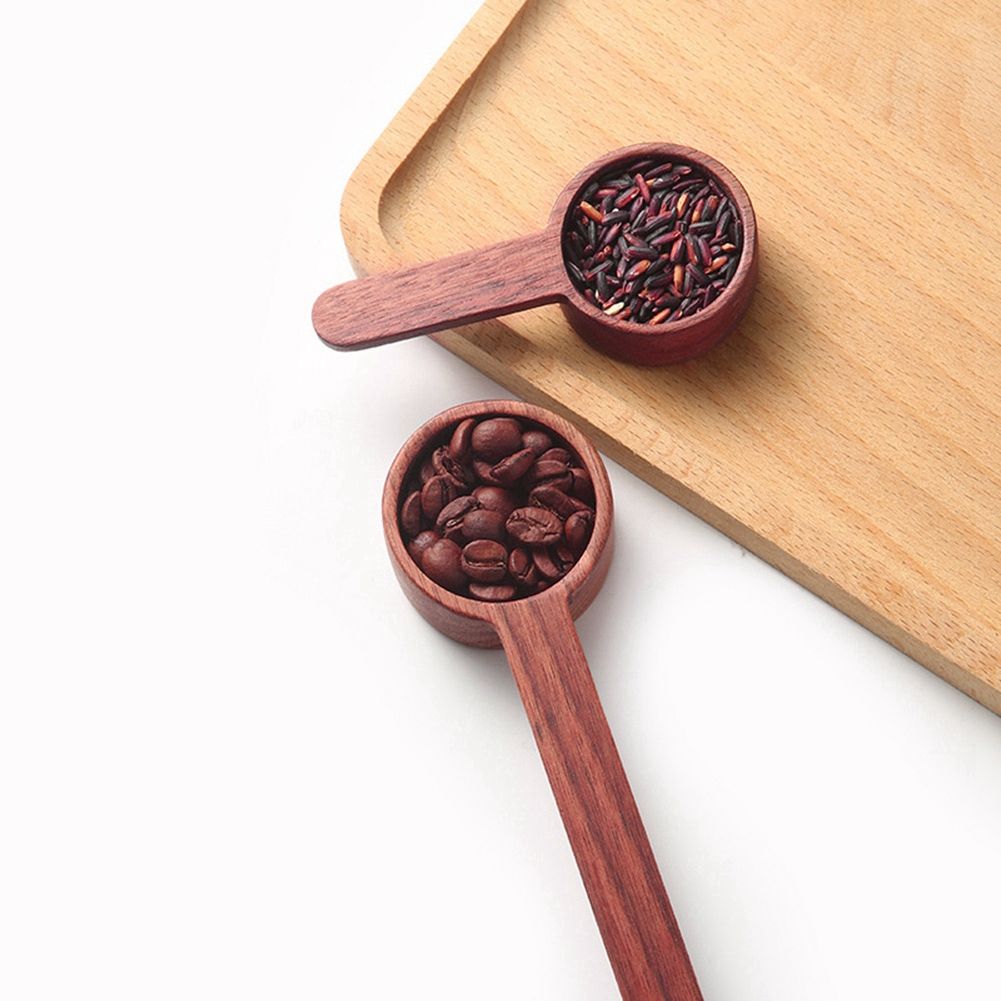 Multifunction Wooden Measuring Spoon Coffee Spoon Home Kitchen Measuring view 3