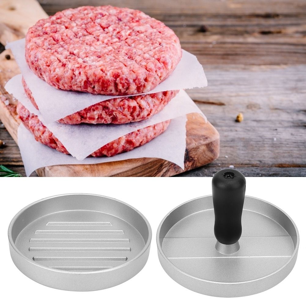 Hamburger Maker Meat Press Mold Manual Pressure Meat Pie Burger Machine DIY view 7