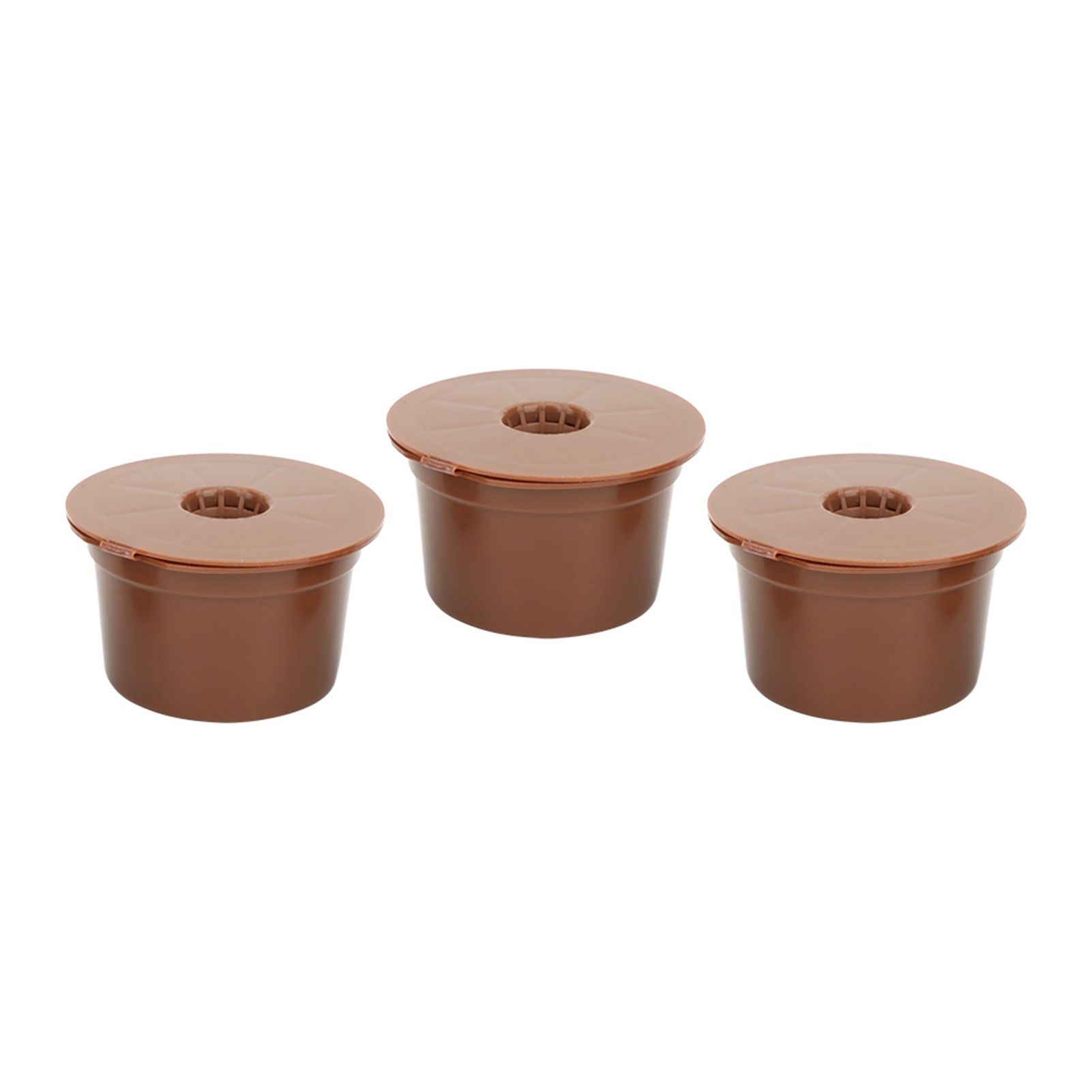 3Pcs Reusable Refillable Coffee Capsule Filter Cup Replacement Accessories Fit view 2