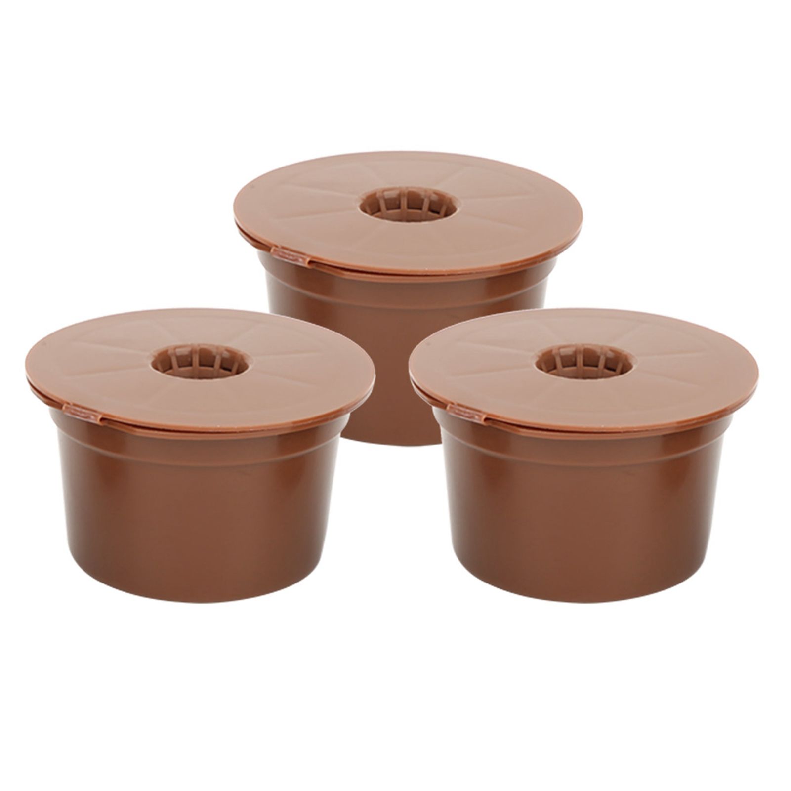 3Pcs Reusable Refillable Coffee Capsule Filter Cup Replacement Accessories Fit view 5