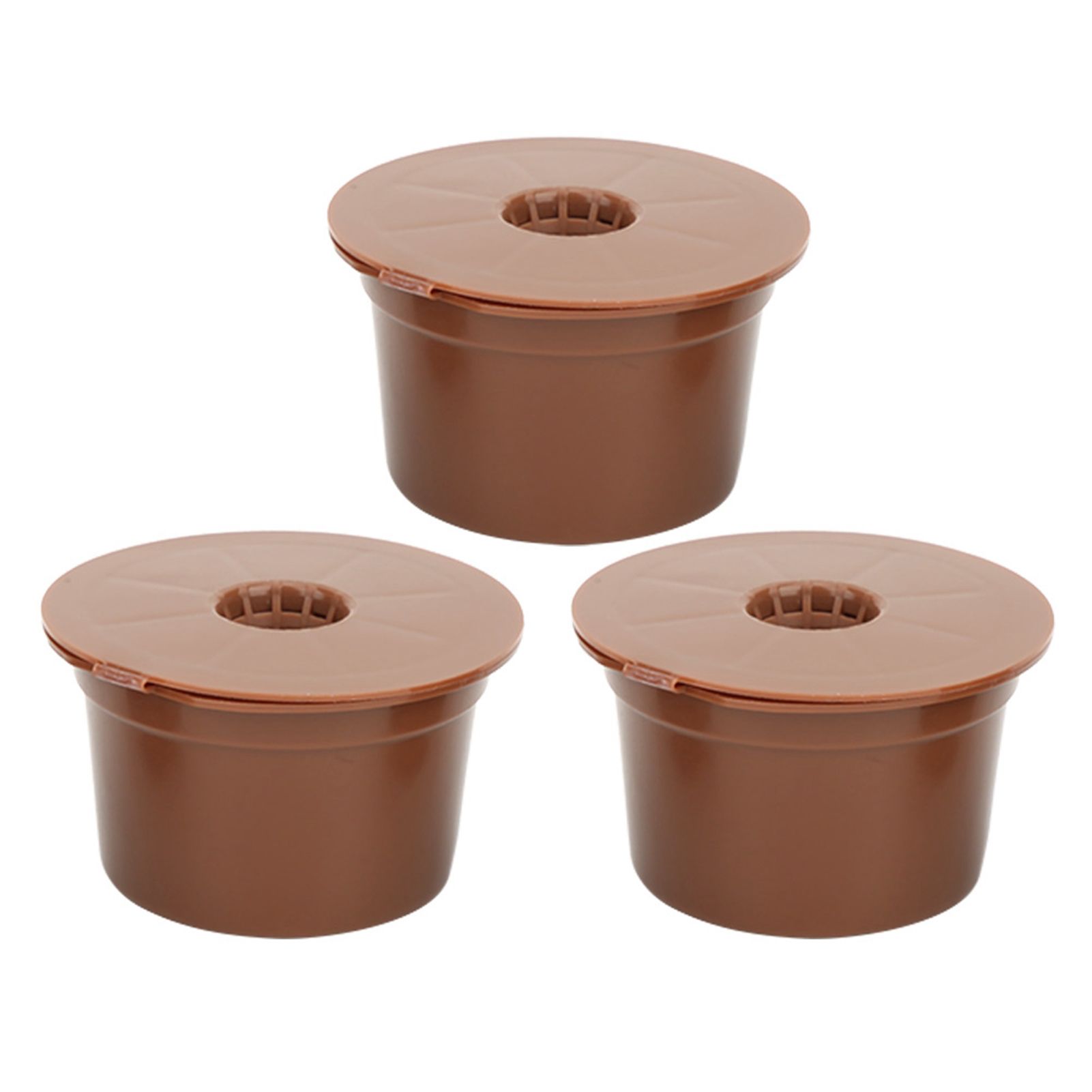 3Pcs Reusable Refillable Coffee Capsule Filter Cup Replacement Accessories Fit view 7