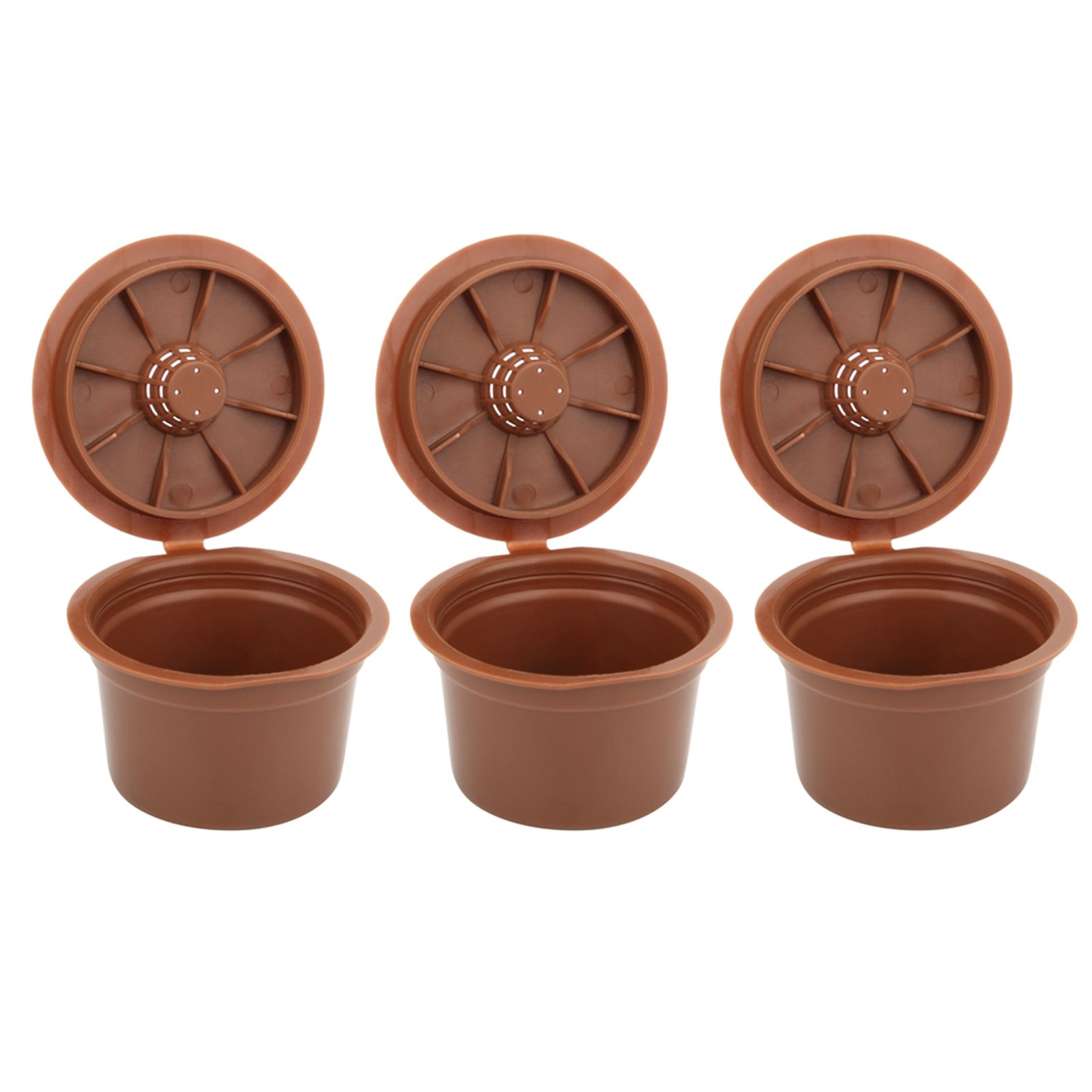 3Pcs Reusable Refillable Coffee Capsule Filter Cup Replacement Accessories Fit view 10
