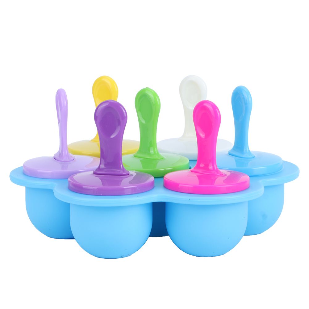 Household Reusable Silicone Ice Cream Molds DIY Making Mold Tool Kitchen