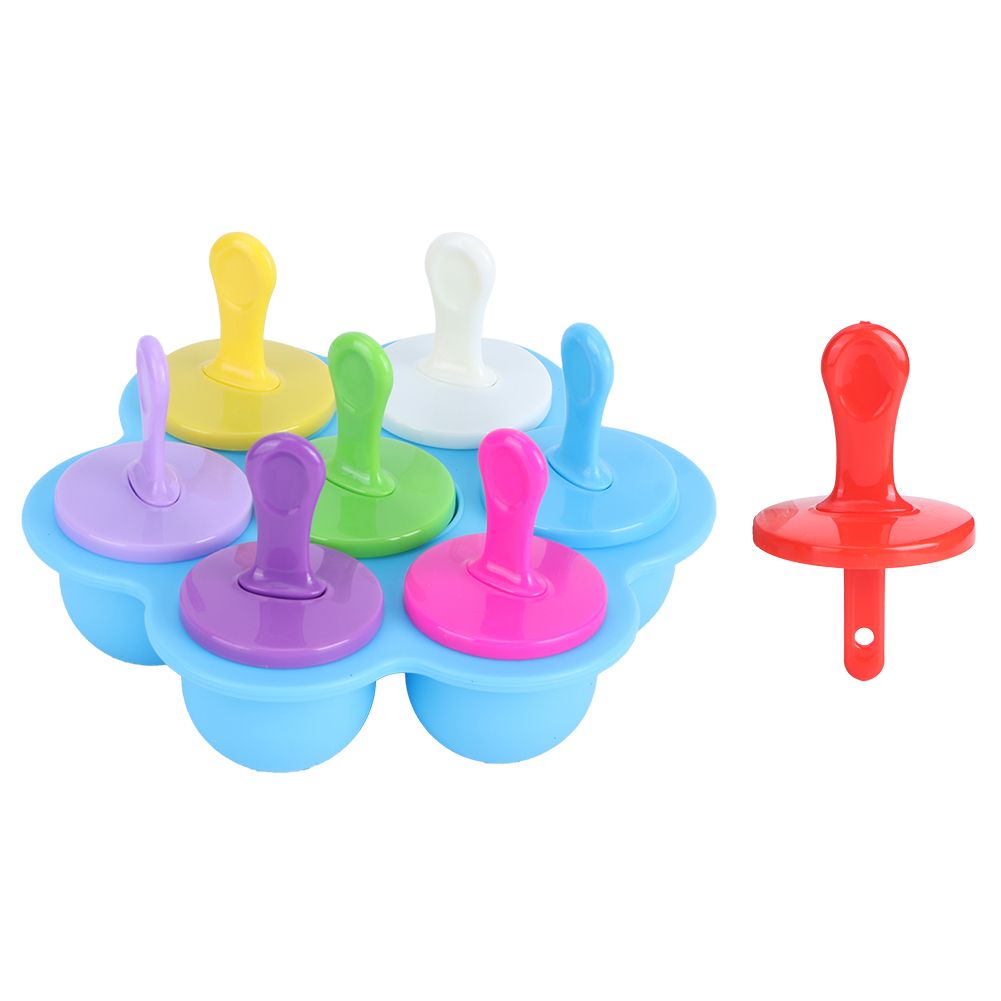 Household Reusable Silicone Ice Cream Molds DIY Making Mold Tool Kitchen view 2