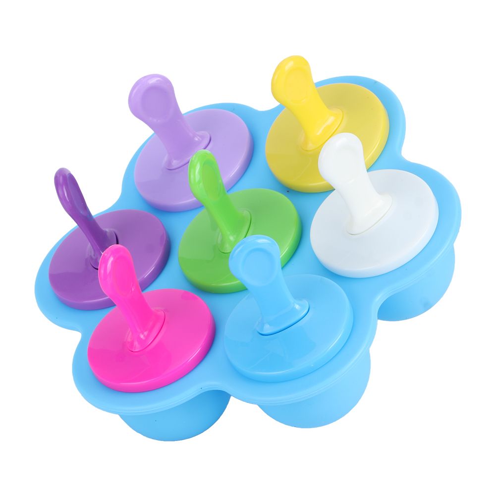 Household Reusable Silicone Ice Cream Molds DIY Making Mold Tool Kitchen view 5