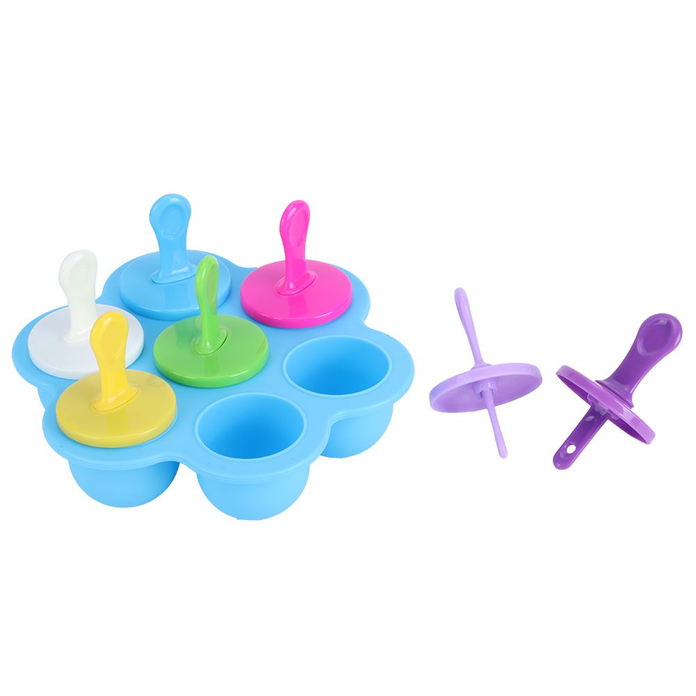Household Reusable Silicone Ice Cream Molds DIY Making Mold Tool Kitchen view 6