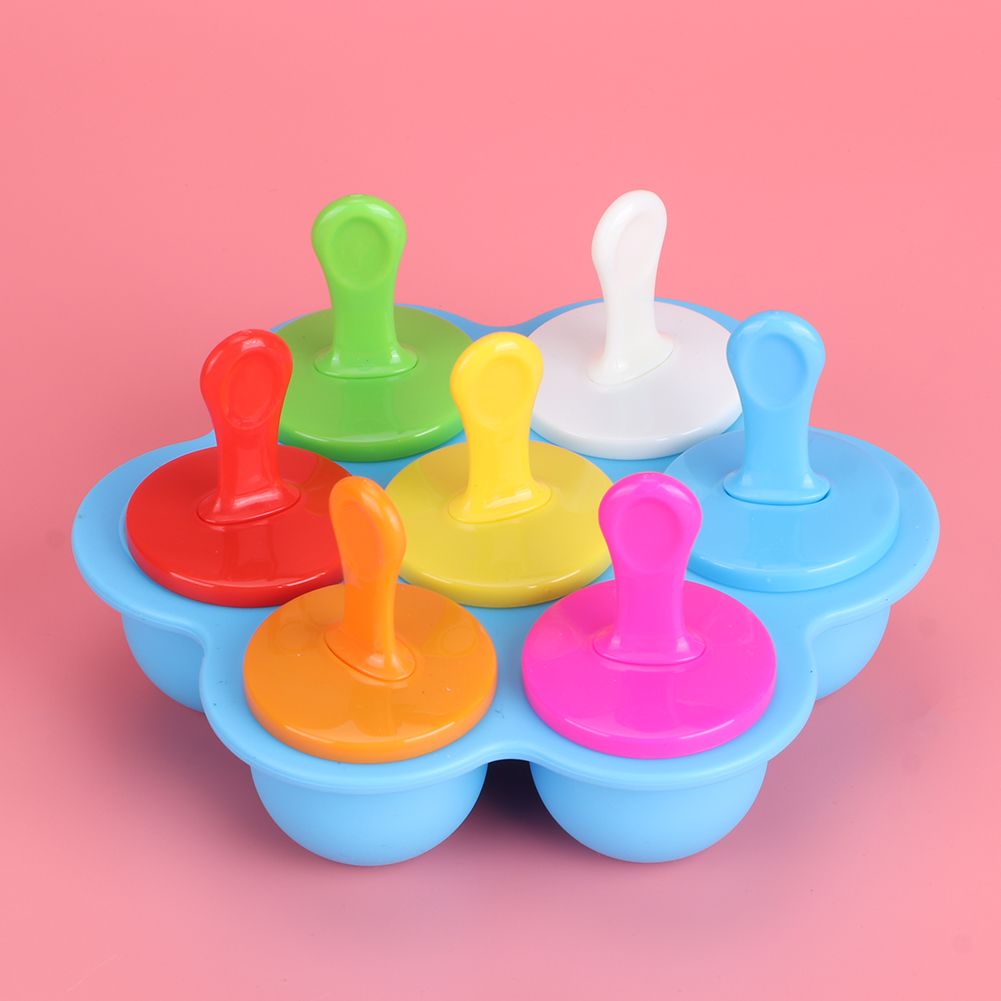 Household Reusable Silicone Ice Cream Molds DIY Making Mold Tool Kitchen view 7