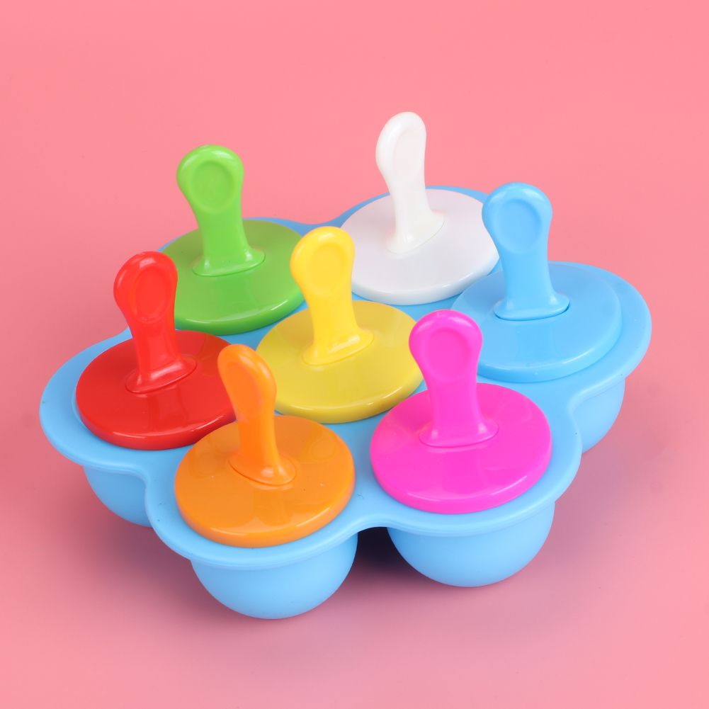 Household Reusable Silicone Ice Cream Molds DIY Making Mold Tool Kitchen view 10