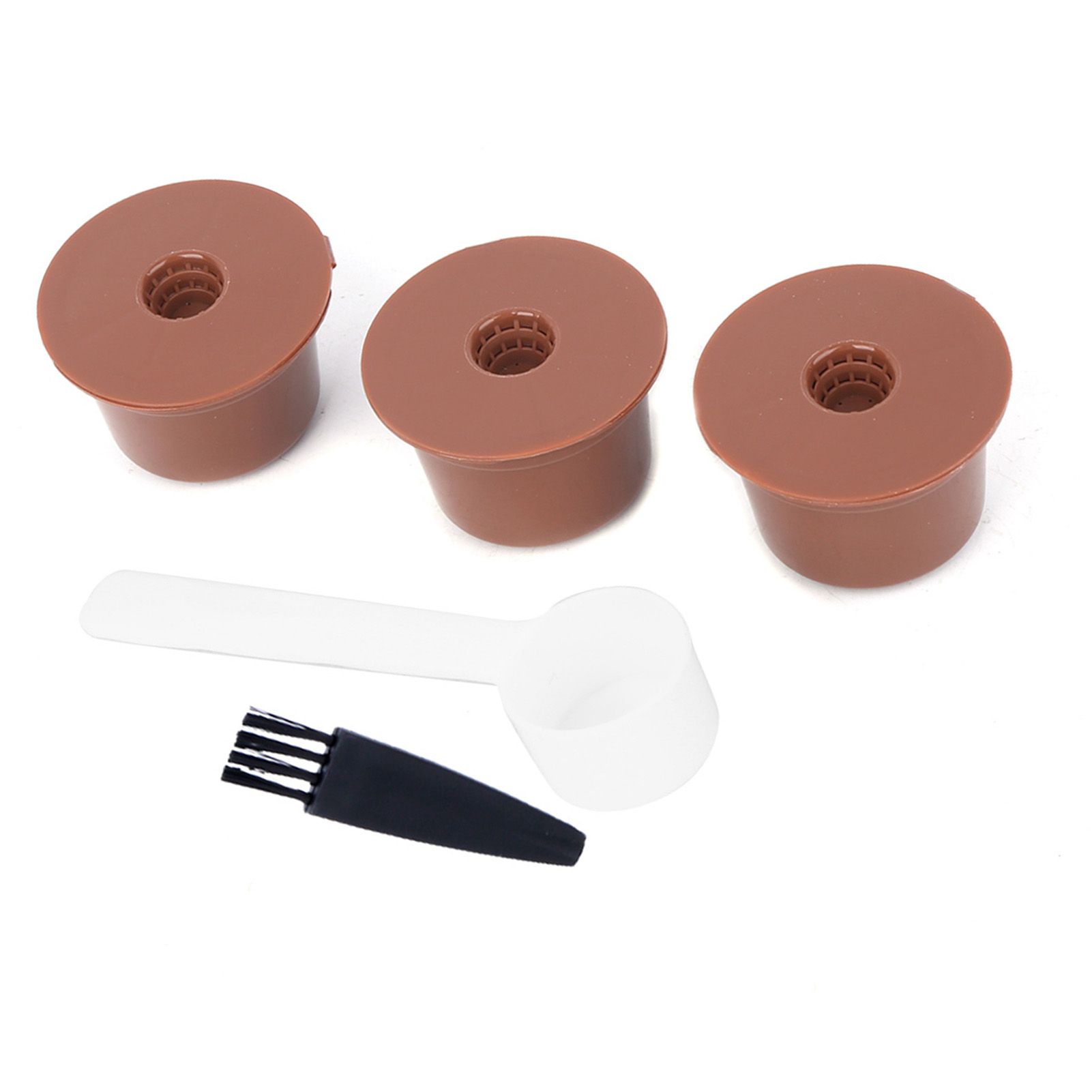 Reusable Refillable Coffee Capsule Filter Cup Brush Spoon Kit Accessory for view 10