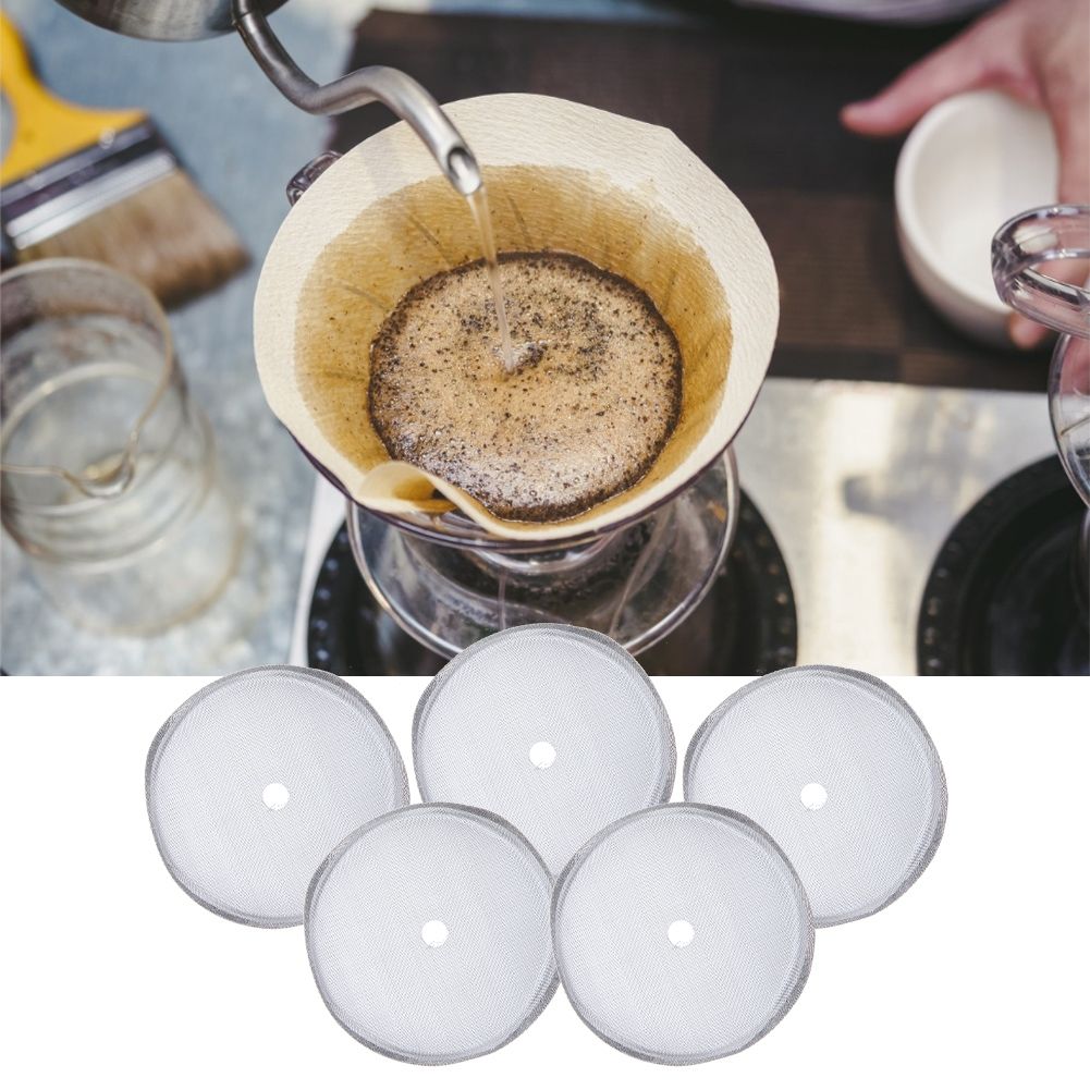 5Pcs Stainless Steel Filter Mesh Screen Replacement for 350ml French Press view 10