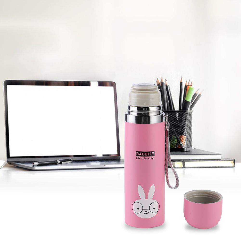 500ml Cartoon Vacuum Cup Portable Stainless Steel Insulation Water Bottle for view 7