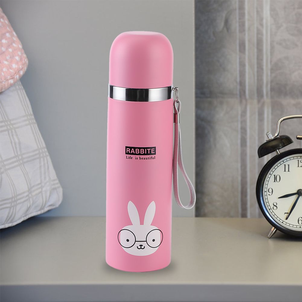 500ml Cartoon Vacuum Cup Portable Stainless Steel Insulation Water Bottle for view 10