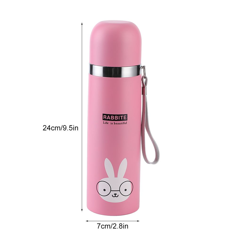 500ml Cartoon Vacuum Cup Portable Stainless Steel Insulation Water Bottle for view 12