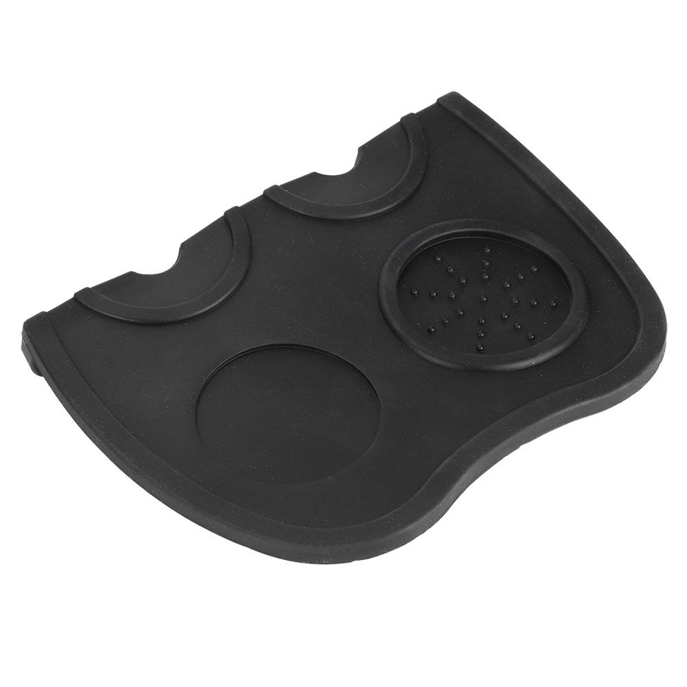 Non‑Slip Silicone Coffee Powder Tamper Mat Holder Corner Tamping Pad for view 4