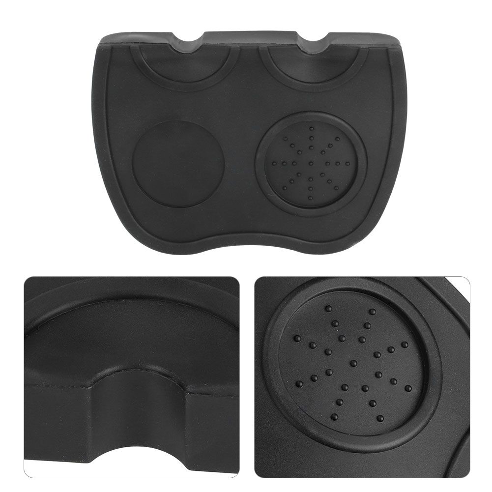 Non‑Slip Silicone Coffee Powder Tamper Mat Holder Corner Tamping Pad for view 9