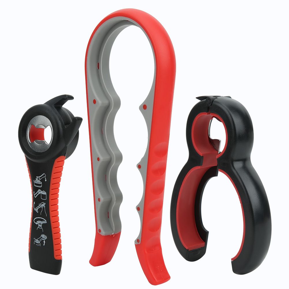 3Pcs/Set Multifunction Stainless Steel Manual Can Tin Bottle Opener Kit