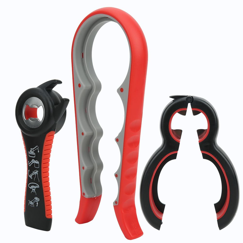 3Pcs/Set Multifunction Stainless Steel Manual Can Tin Bottle Opener Kit view 5