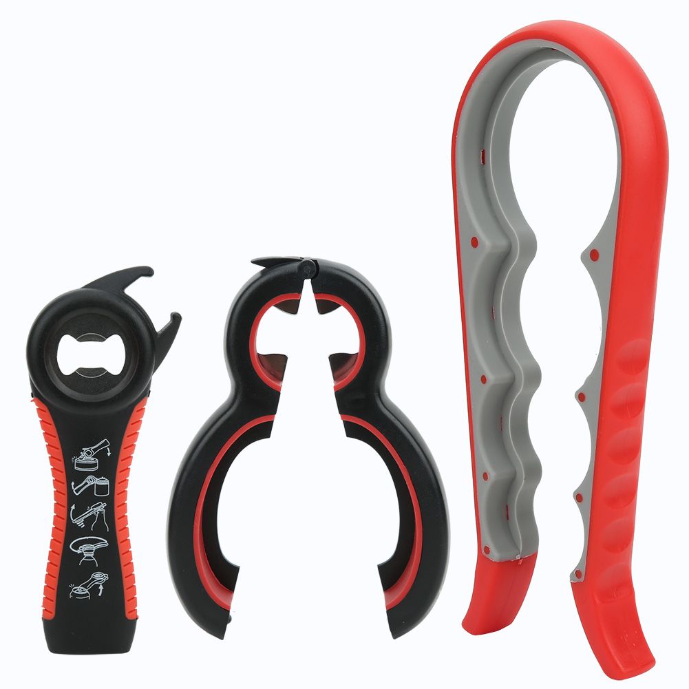 3Pcs/Set Multifunction Stainless Steel Manual Can Tin Bottle Opener Kit view 8