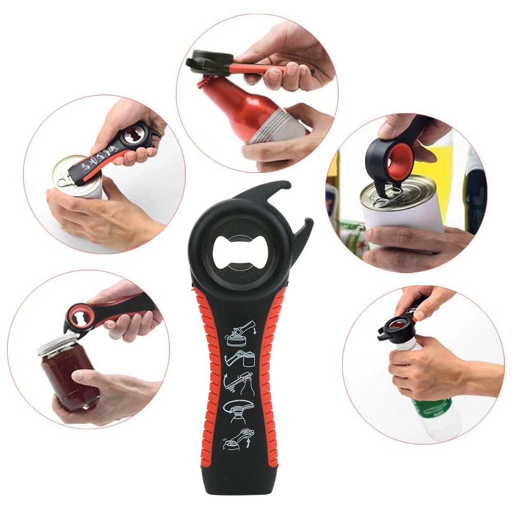 3Pcs/Set Multifunction Stainless Steel Manual Can Tin Bottle Opener Kit view 12