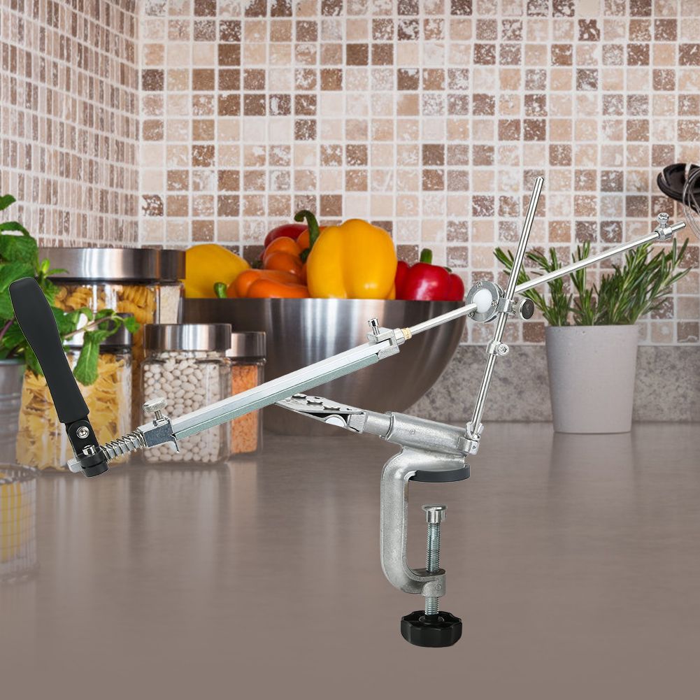 Fixed Angle Sharpener Knife Kitchen Sharpener Bracket Reversible with 4 view 7