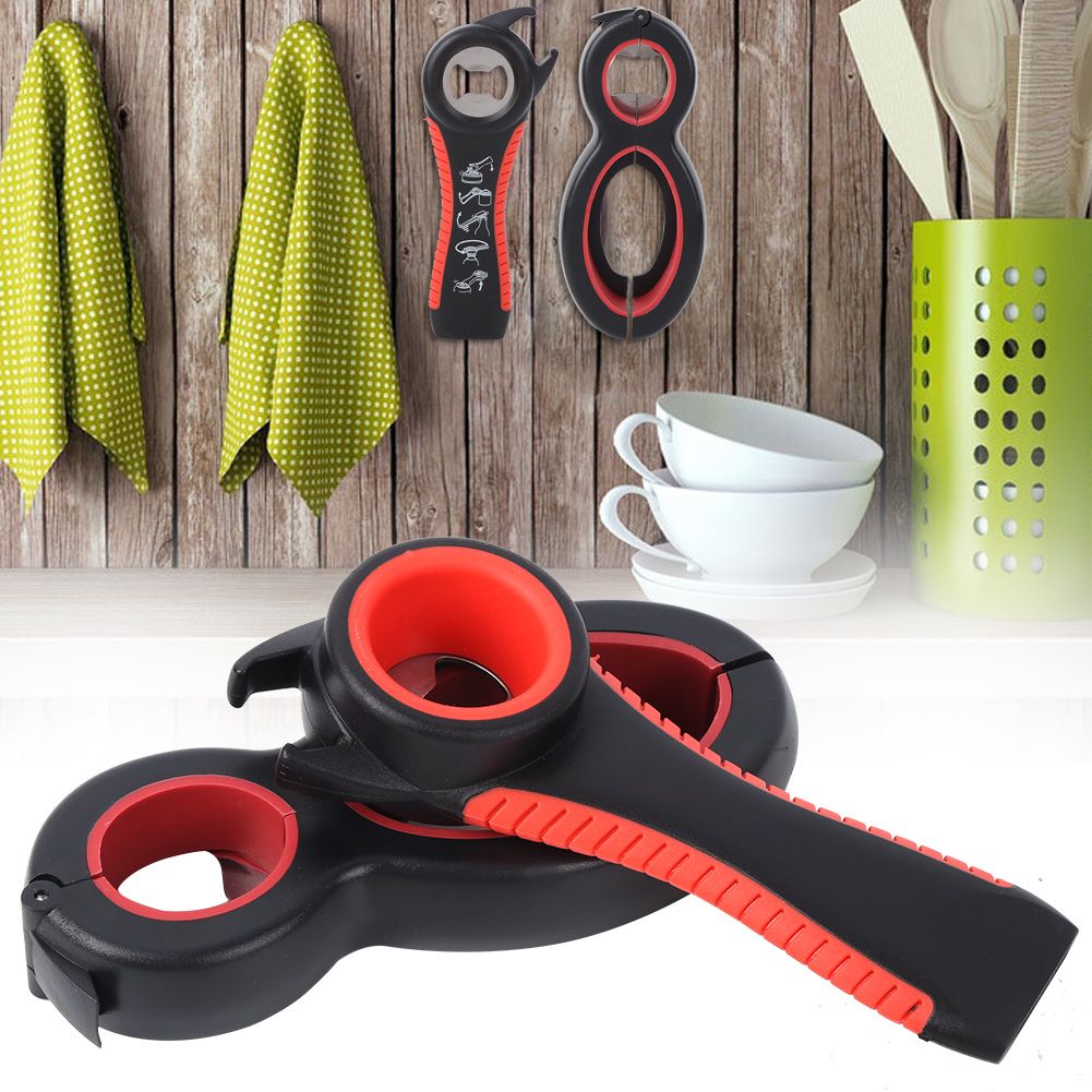 Multifunction 5In1 Bottle Opener Can Opener Kit Kitchen Gadget for Home Use view 10