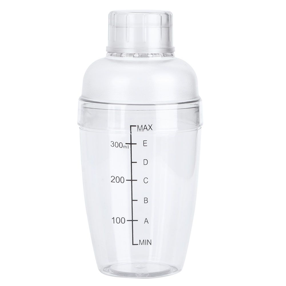 PC Cocktail Shaker with Scale Milk Teapot Juices Wine Plastic Cup for Home Bar view 2