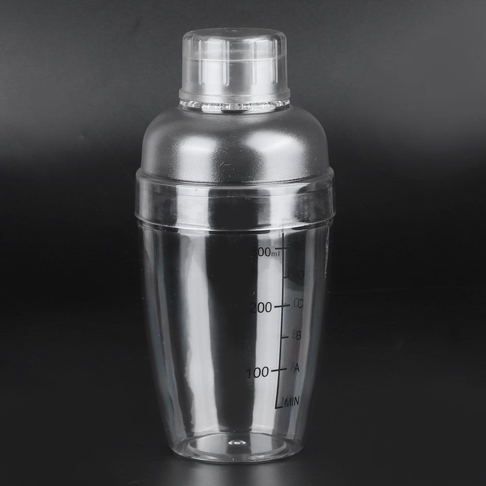 PC Cocktail Shaker with Scale Milk Teapot Juices Wine Plastic Cup for Home Bar view 7
