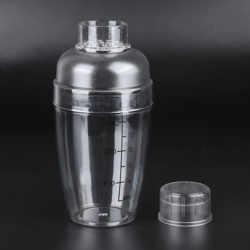 PC Cocktail Shaker with Scale Milk Teapot Juices Wine Plastic Cup for Home Bar view 8