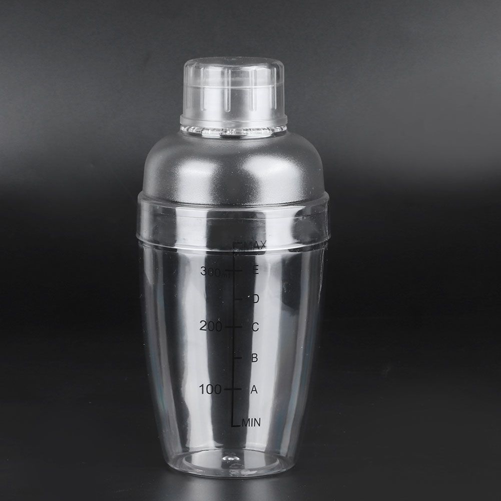 PC Cocktail Shaker with Scale Milk Teapot Juices Wine Plastic Cup for Home Bar view 9