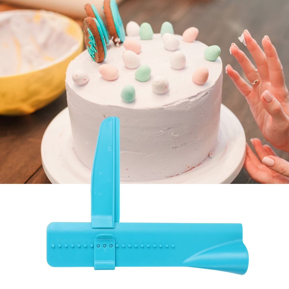 1 Set Adjustable Height Cream Scraper Cake Ruler Fondant Cake Smoother with view 5